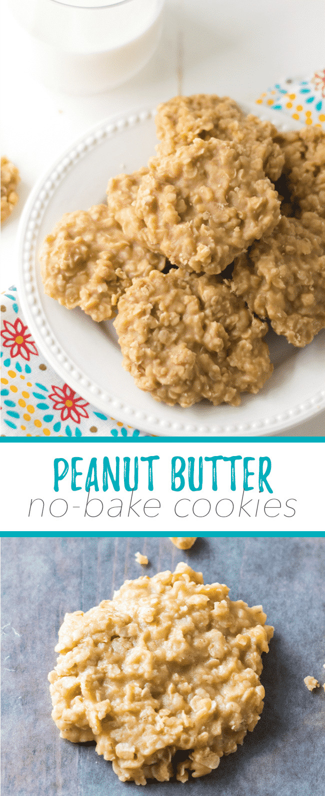 No Bake Cookies Peanut Butter
 peanut butter no bake cookies with quick oats