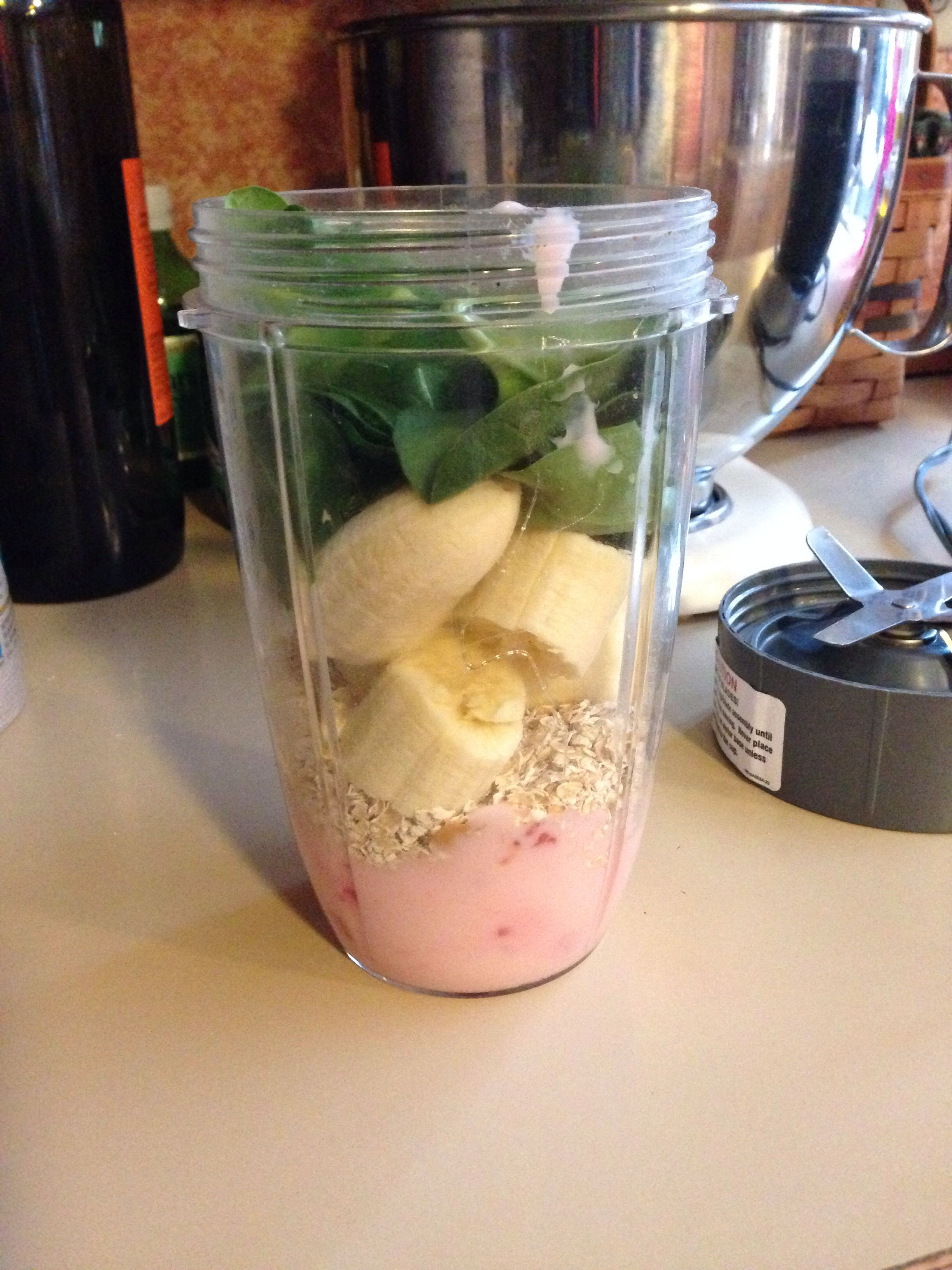 Nutribullet Breakfast Recipes
 Nutribullet breakfast blast yogurt banana oats honey