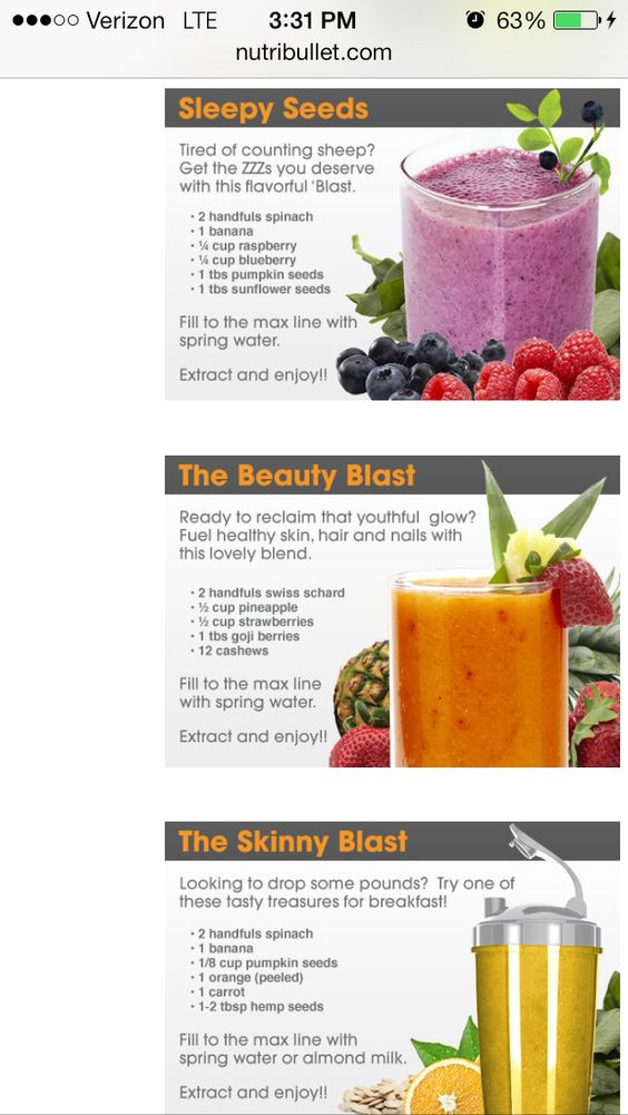 Nutribullet Smoothie Recipes
 NutriBullet Nutribullet recipes and Smoothie recipes on