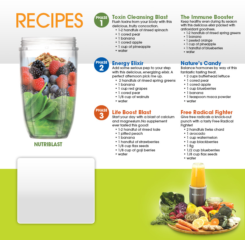 Nutribullet Smoothie Recipes
 Nutribullet V8 Juice