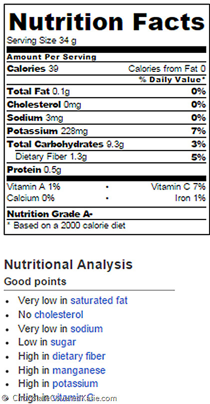 Nutrition Facts Sweet Potato
 calories in sweet potatoes