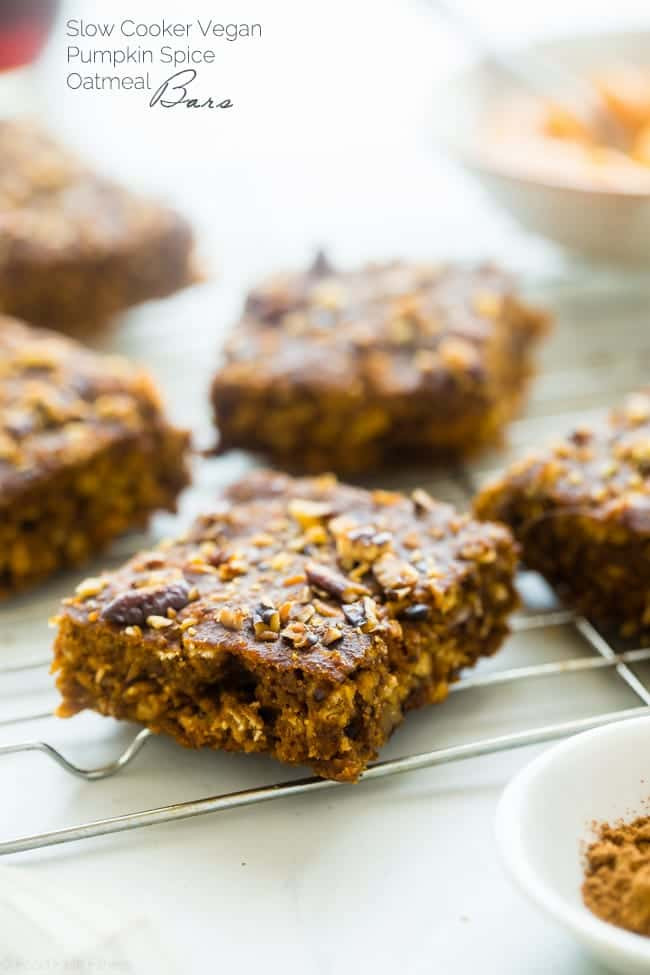 Oat Breakfast Bars Recipe
 pumpkin bars healthy