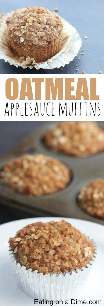 Oatmeal Applesauce Muffins
 Oatmeal Applesauce Muffins that will knock your socks off
