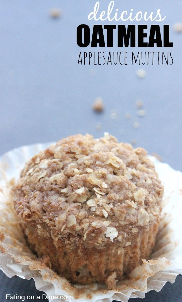 Oatmeal Applesauce Muffins
 Oatmeal Applesauce Muffins that will knock your socks off