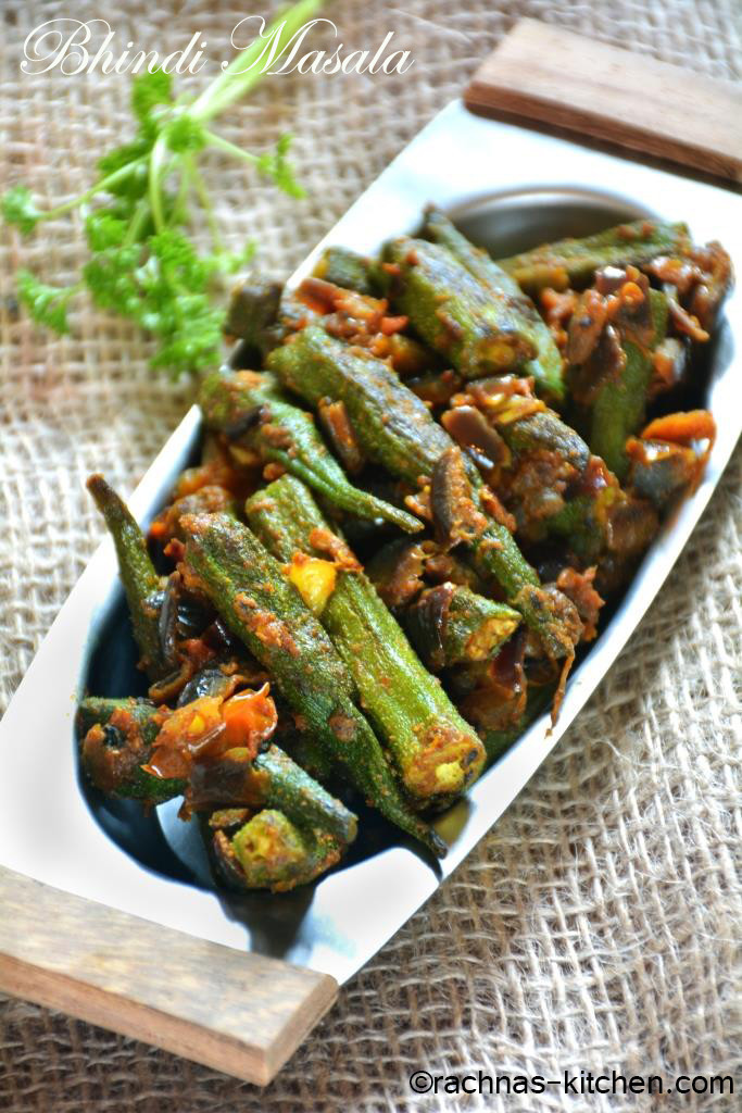 Okra Recipes Indian
 Bhindi masala Bhindi masala recipe