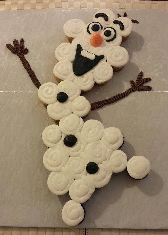 Olaf Cupcakes Cake
 The BEST Cupcake Cake Ideas Kitchen Fun With My 3 Sons