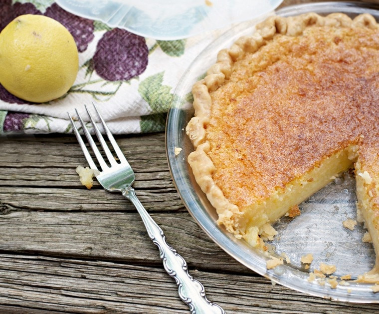 Old Fashioned Chess Pie
 Old Fashioned Lemon Chess Pie Loaves and Dishes