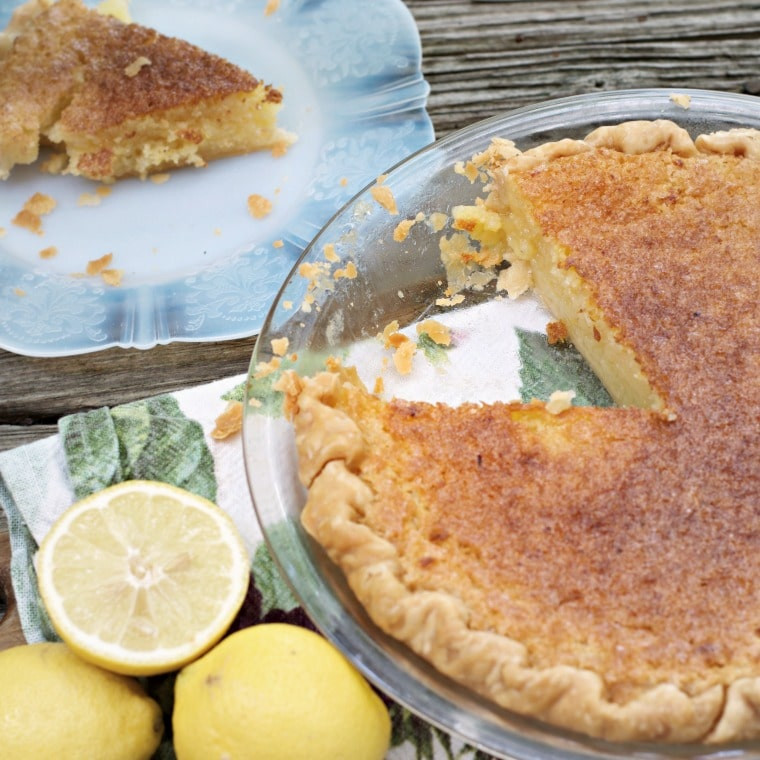 Old Fashioned Chess Pie
 Old Fashioned Lemon Chess Pie Loaves and Dishes