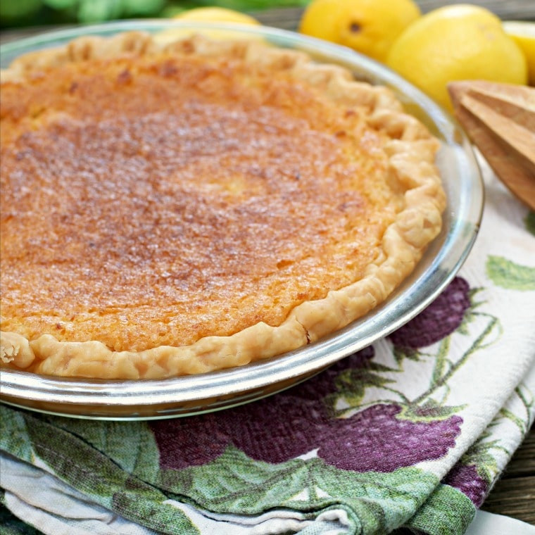 Old Fashioned Chess Pie
 Old Fashioned Lemon Chess Pie Loaves and Dishes