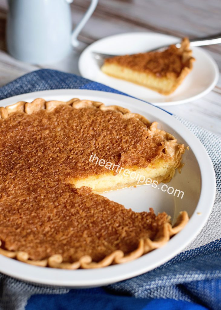 Old Fashioned Chess Pie
 Old Fashioned Chess Pie