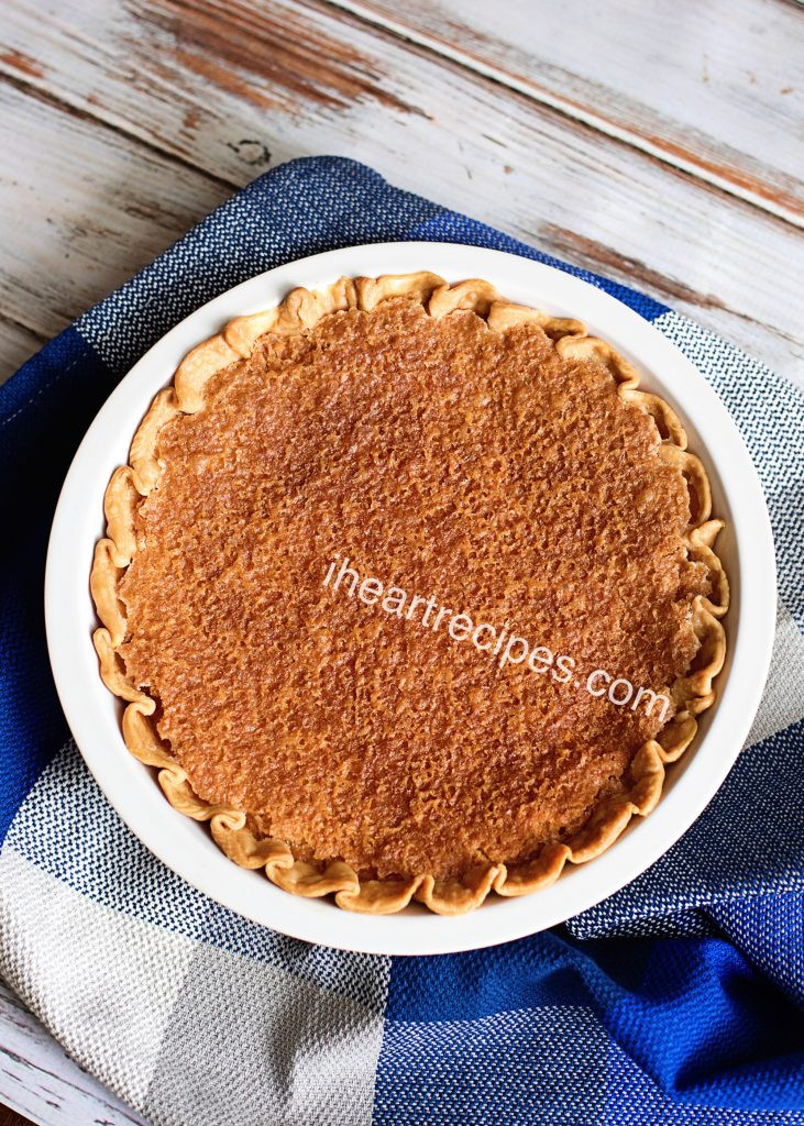 Old Fashioned Chess Pie
 Old Fashioned Chess Pie