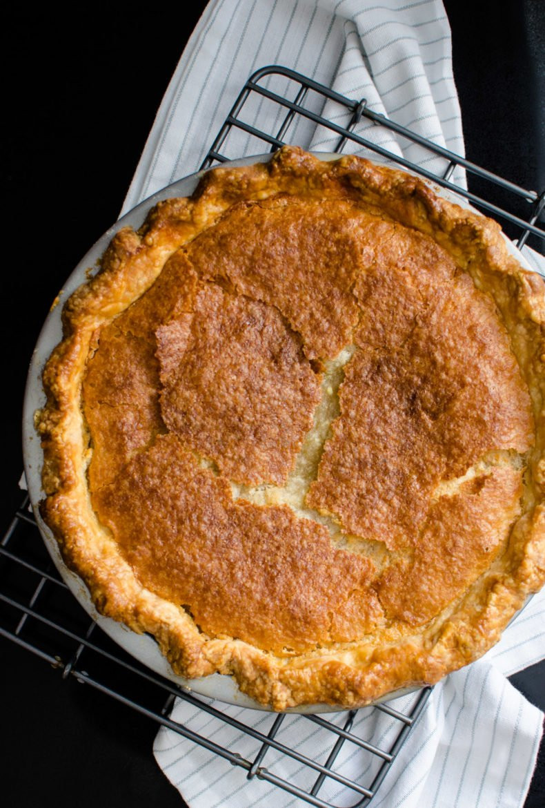 Old Fashioned Chess Pie
 Old Fashioned Chess Pie with a Buttermilk Pie Crust