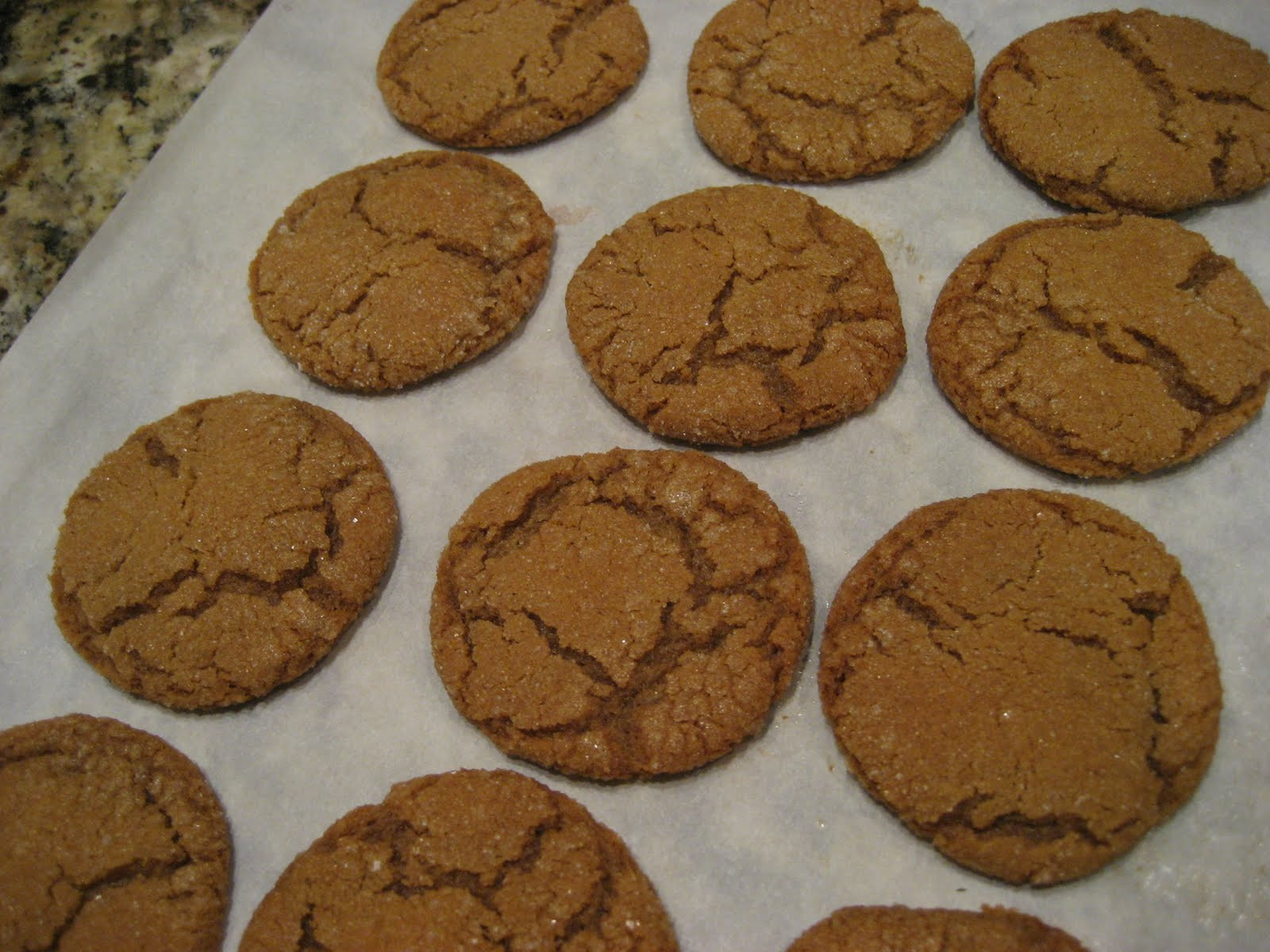 Old Fashioned Molasses Cookies
 A Mingling of Tastes Old Fashioned Molasses Cookies