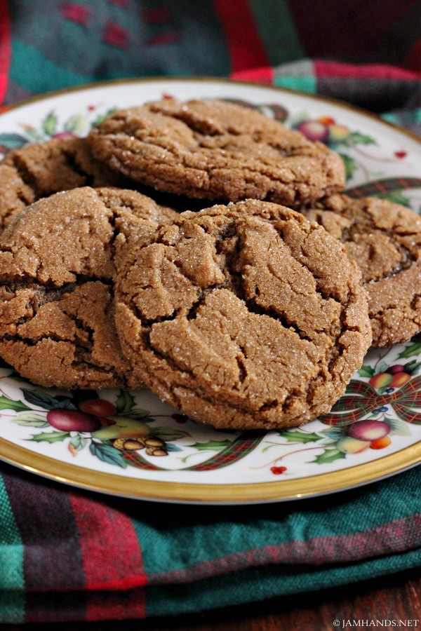 Old Fashioned Molasses Cookies
 Jam Hands Old Fashioned Molasses Cookies