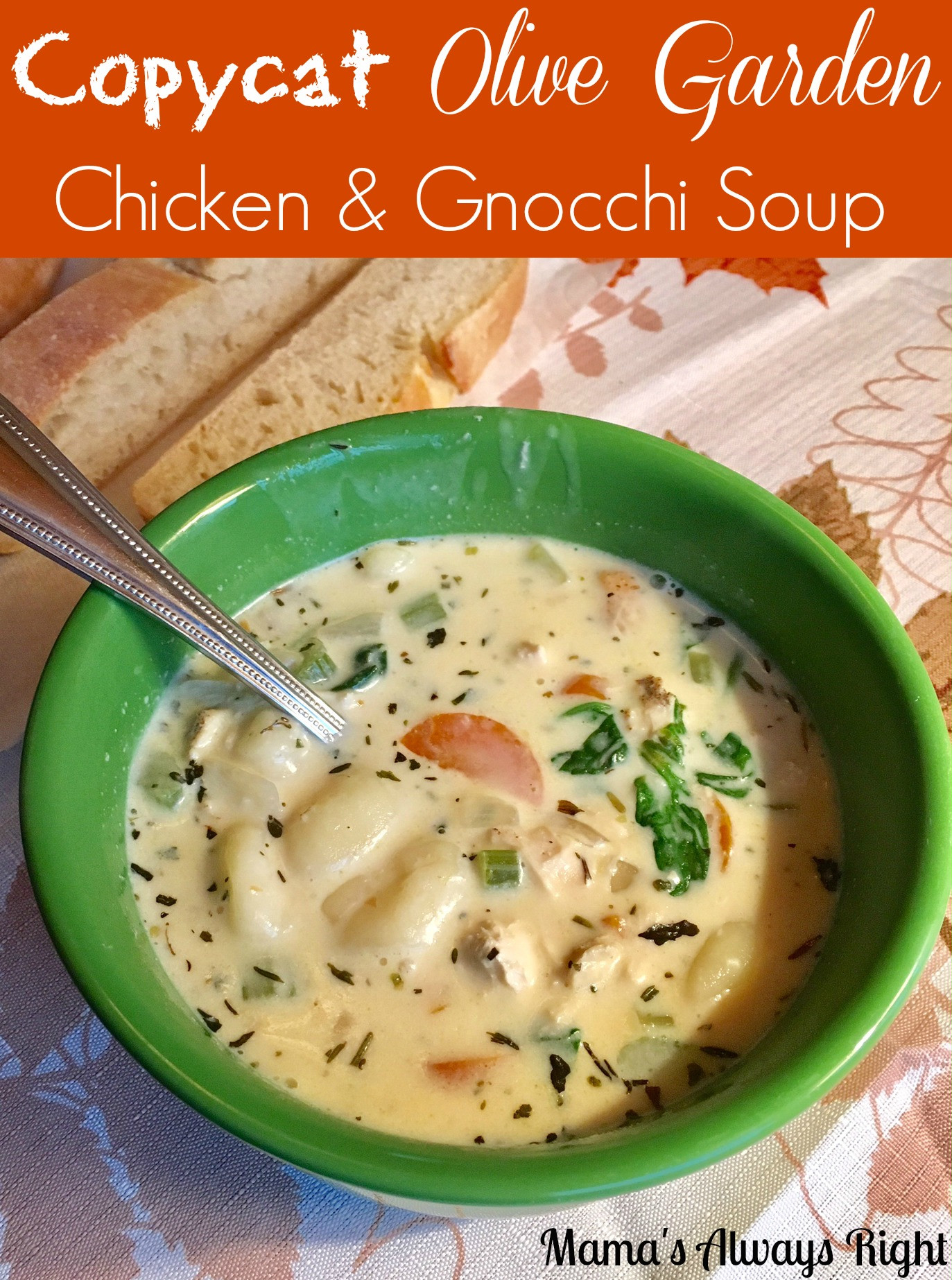 Olive Garden Chicken Gnocchi Soup Recipe Crockpot
 Copycat Olive Garden Chicken & Gnocchi Soup