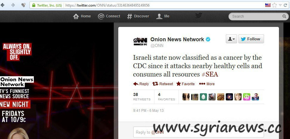 Onion News Network
 Syrian Electronic Army Pays a Visit to The ion