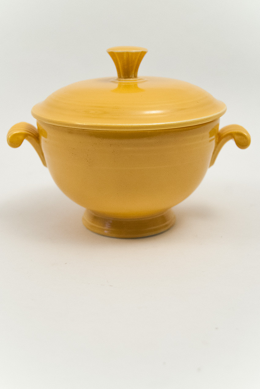 Onion Soup Bowls
 Fiesta Covered ion Soup Bowl in Original Yellow Early