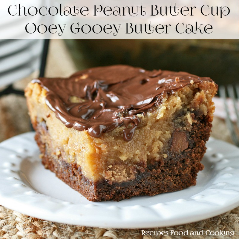 Ooey Gooey Chocolate Cake
 Chocolate Peanut Butter Ooey Gooey Butter Cake Recipes