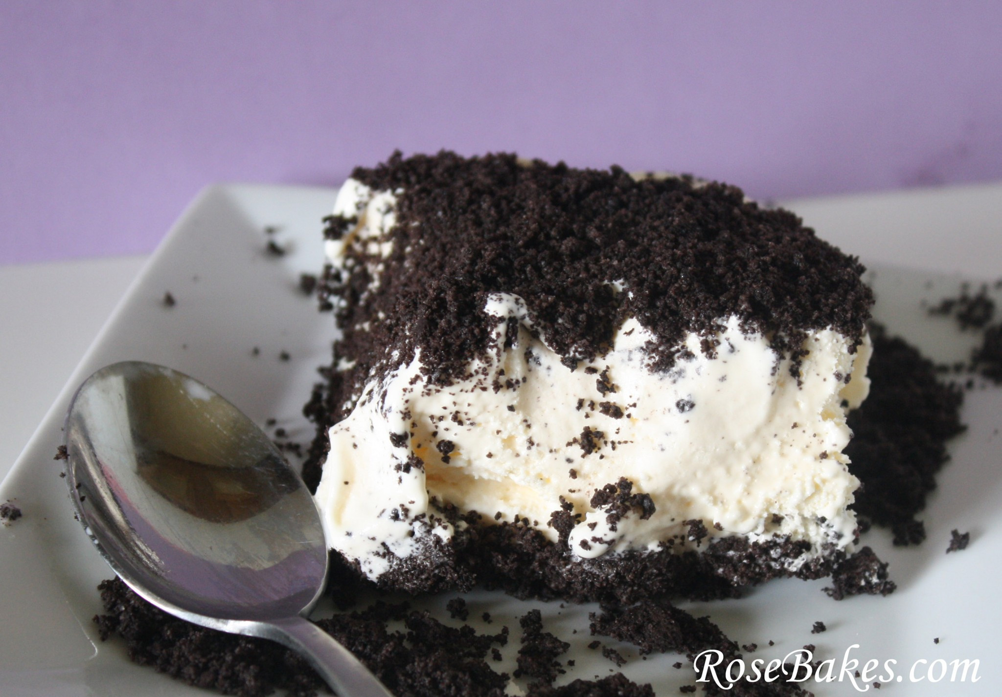 Oreo Ice Cream Dessert
 Oreo Ice Cream Cake Rose Bakes