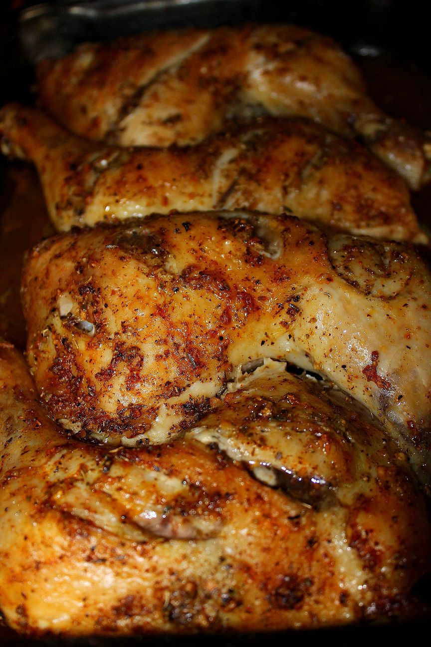 Oven Baked Chicken Quarters
 baked chicken quarters
