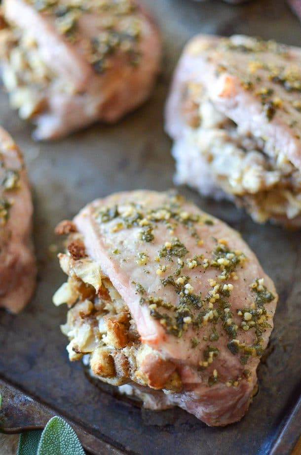 Oven Baked Stuffed Pork Chops
 Baked Stuffed Pork Chops Simply Whisked