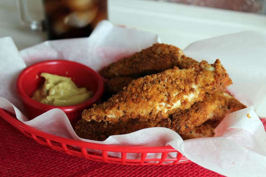 Oven Fried Chicken Strips
 Healthy Oven Fried Chicken Strips Recipe