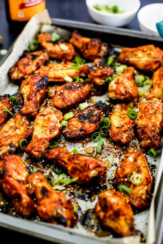 Oven Roasted Chicken Wings
 Baked Korean Chicken Wings