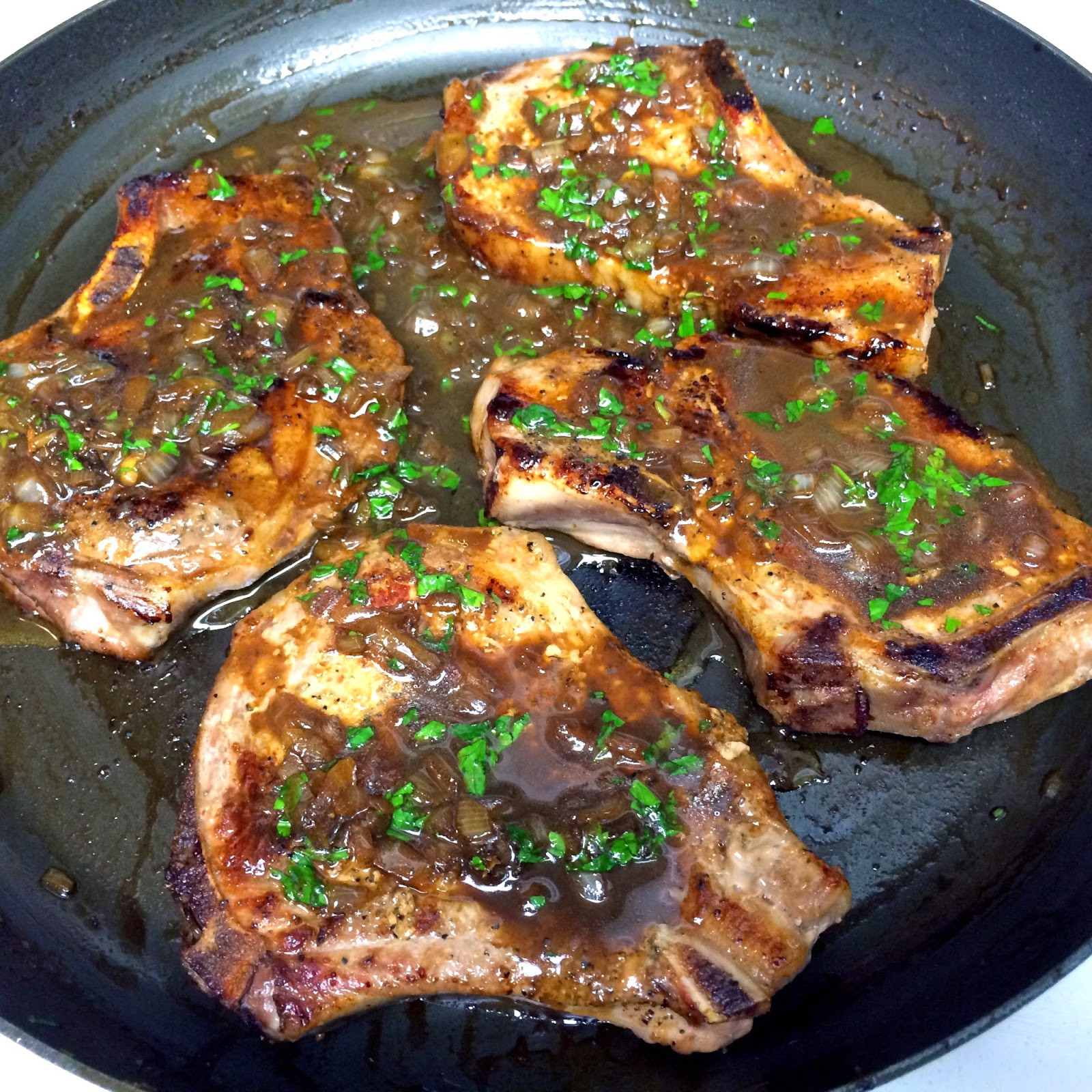 Oven Roasted Pork Chops
 Oven Roasted Pan Seared Pork Chops with Cilantro Butter