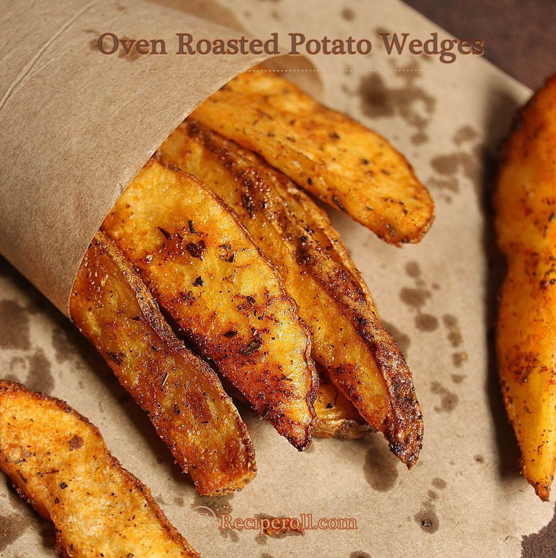 Oven Roasted Potato Wedges
 Potatoe Wedges — Rezepte Suchen