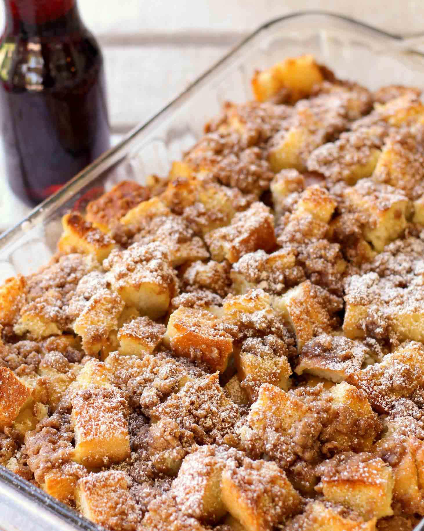 Overnight French Toast Casserole
 easy french toast bake not overnight