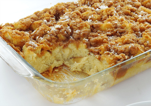 Overnight French Toast Casserole
 Overnight Cinnamon Baked French Toast Casserole