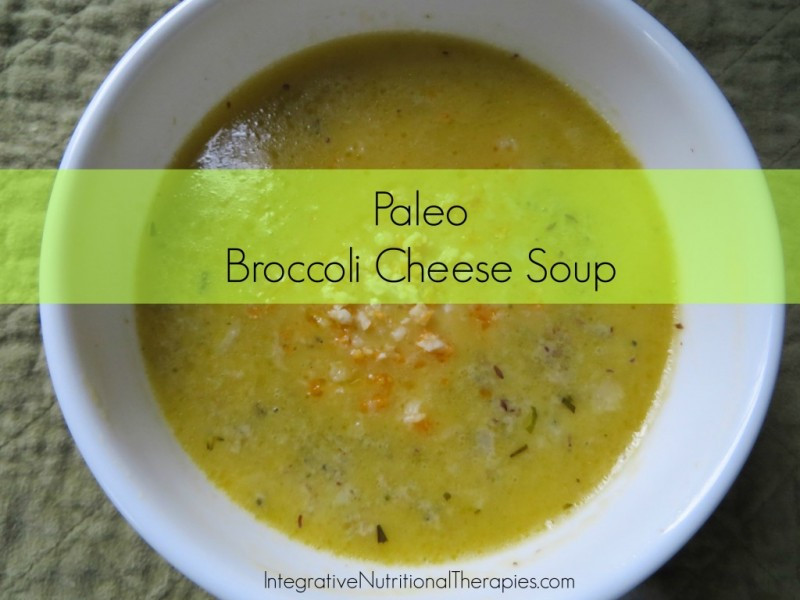 Paleo Broccoli Soup
 Irresistible Paleo Broccoli Cheese Soup Melissa