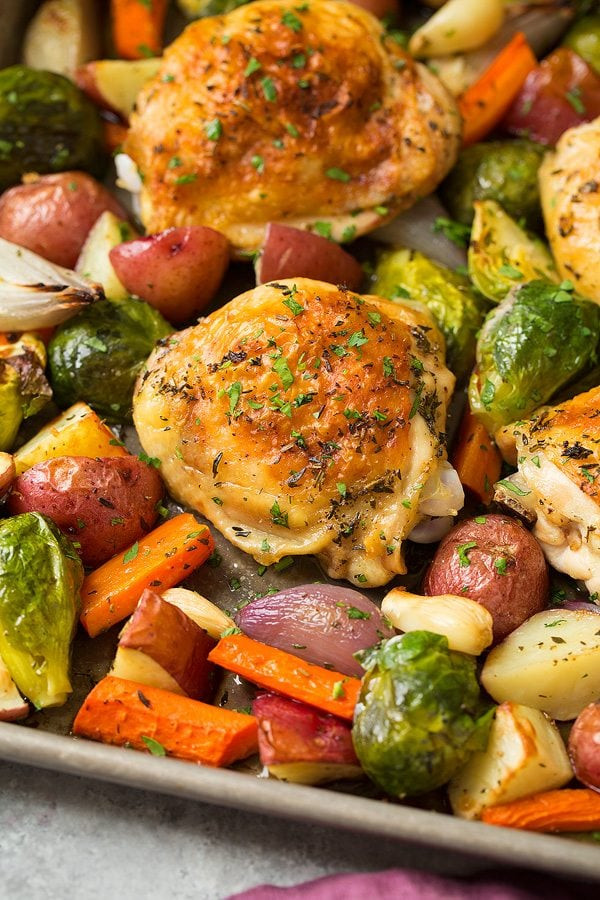 Pan Roasted Vegetables
 Sheet Pan Roasted Chicken with Root Ve ables Cooking