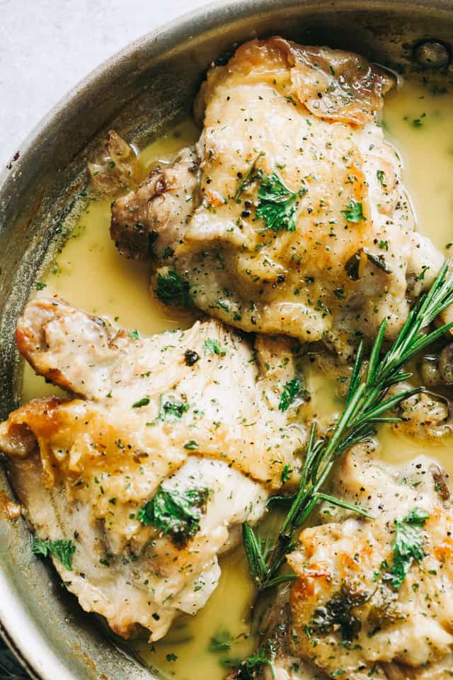 Pan Seared Chicken Thighs
 Garlic Sauce Chicken Recipe