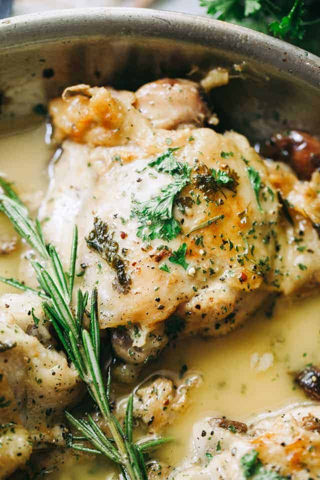 Pan Seared Chicken Thighs
 Garlic Sauce Chicken Recipe