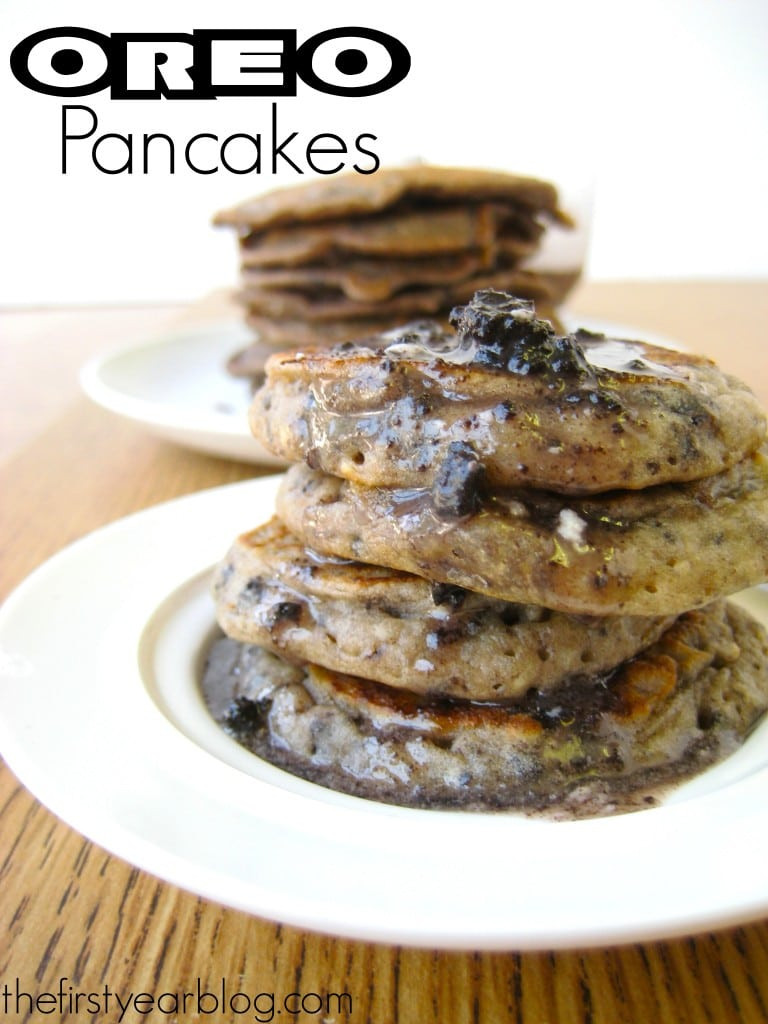 Pancakes For Breakfast
 Oreo Pancakes