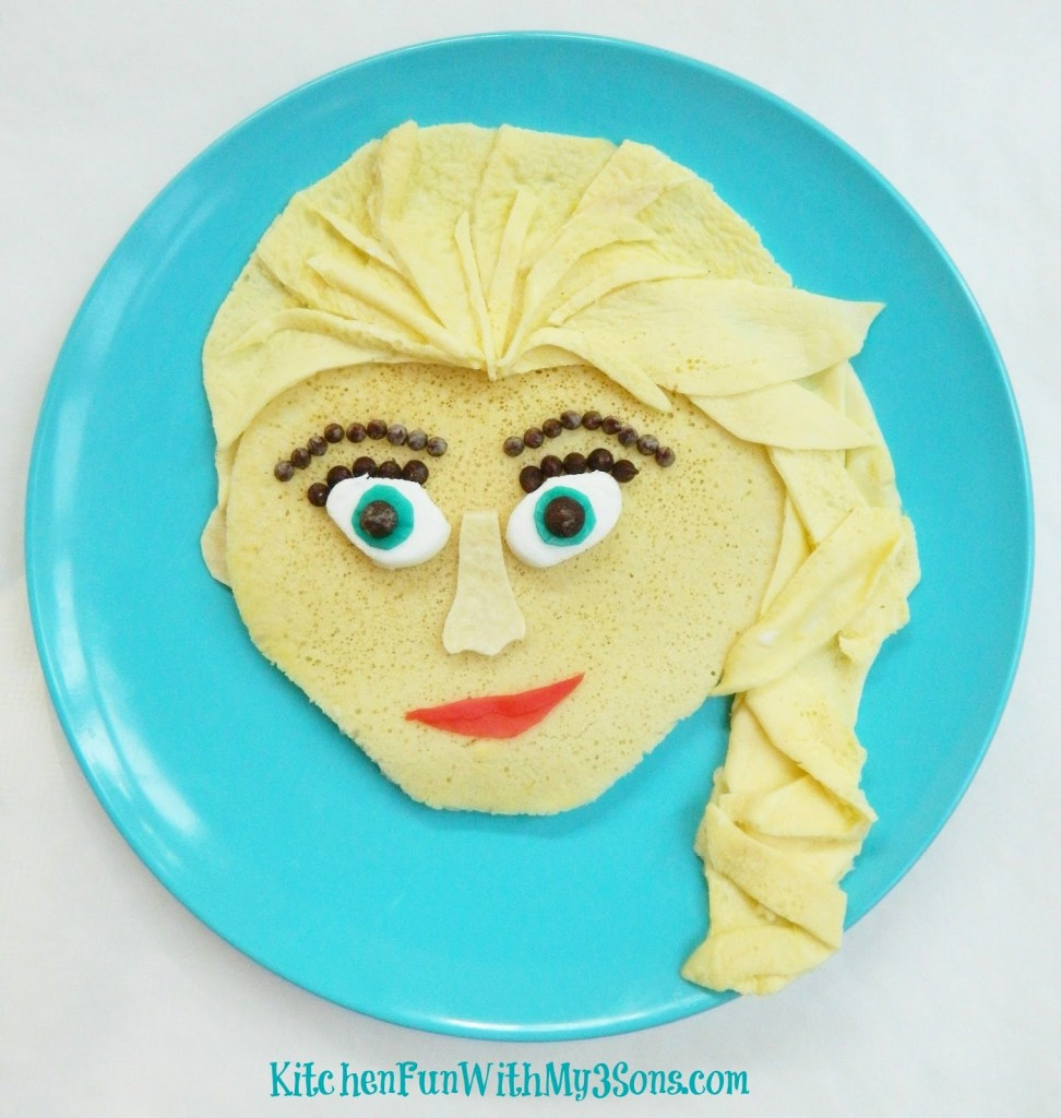 Pancakes For Breakfast
 Disney Frozen Elsa Pancakes for Breakfast Kitchen Fun