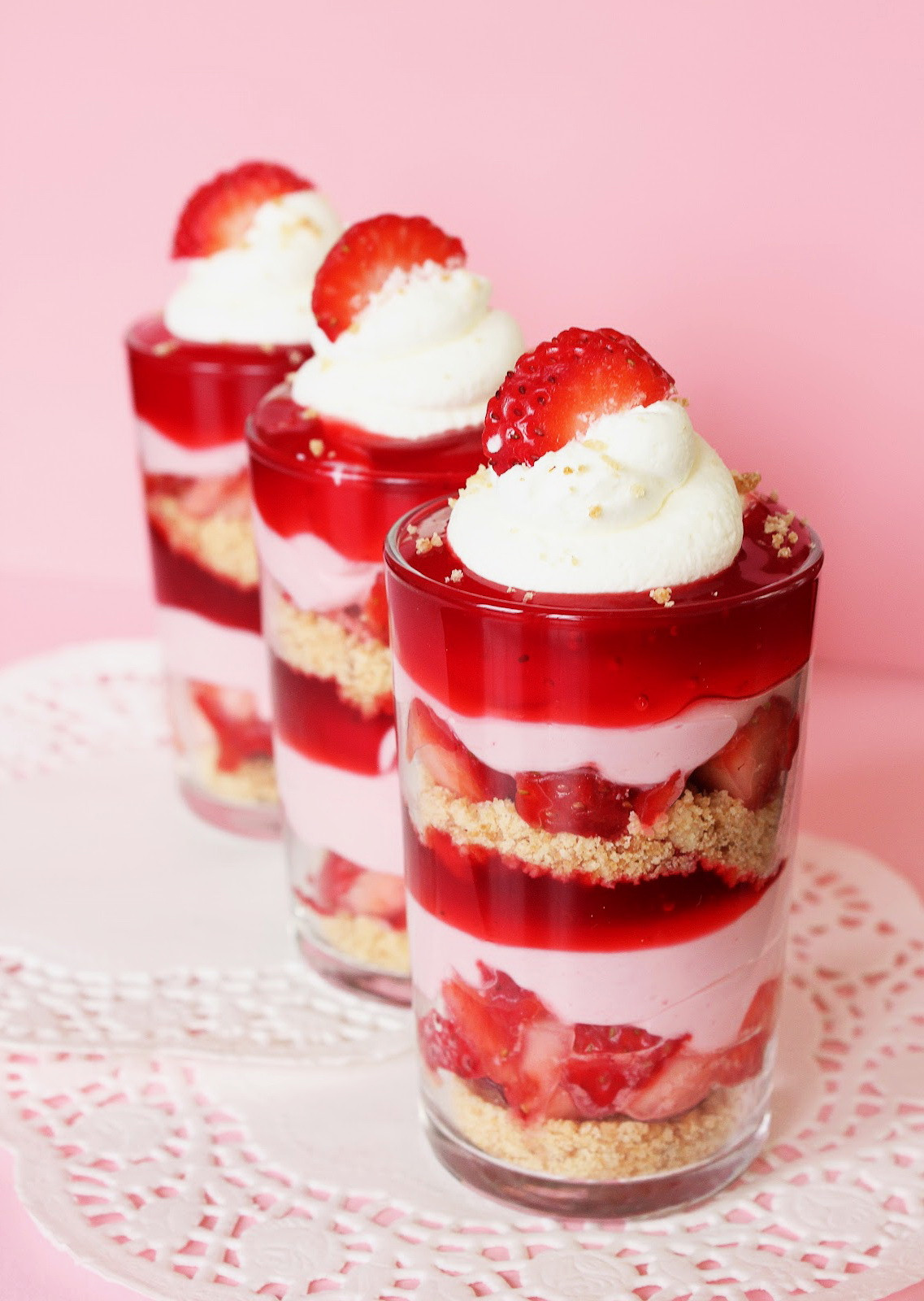 Party Dessert Recipes
 Strawberry Layered Treat – Best Cheap & Healthy Valentine