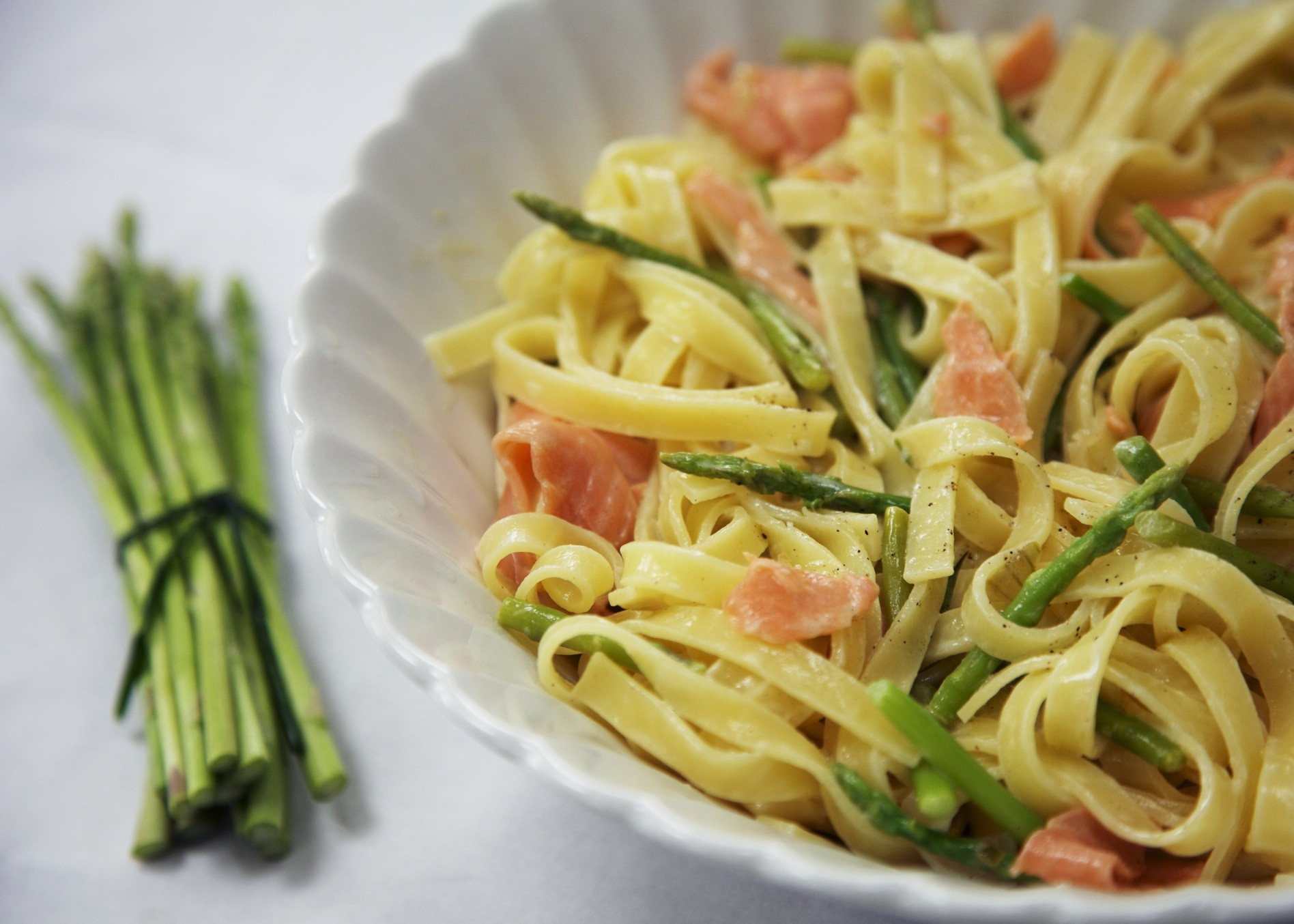 Pasta With Asparagus
 Main Ingre nt
