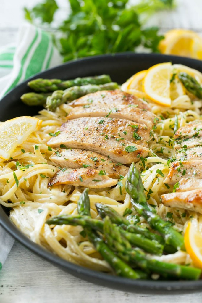 Pasta With Asparagus
 Lemon Asparagus Pasta with Grilled Chicken Dinner at the Zoo