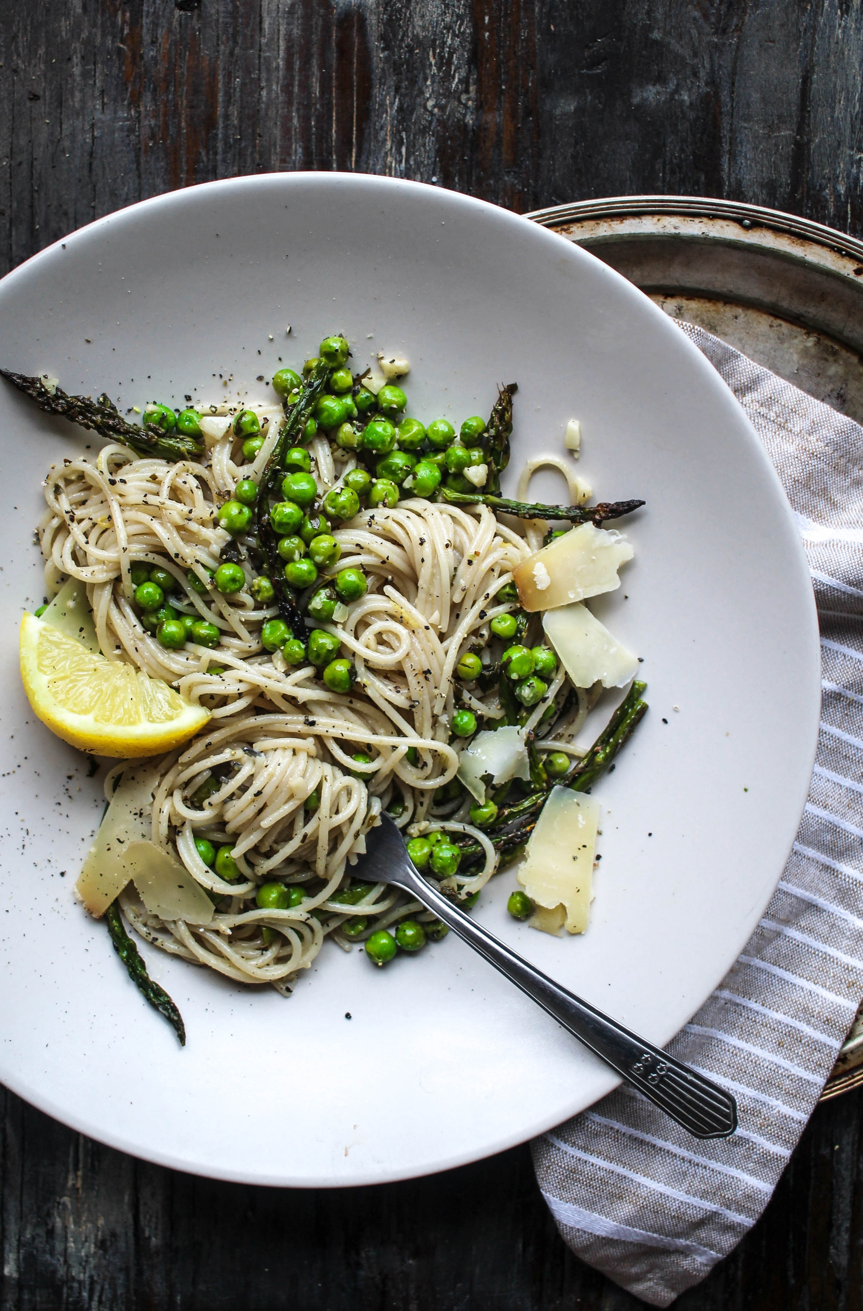 Pasta With Asparagus
 Spring Pea Pasta with Asparagus