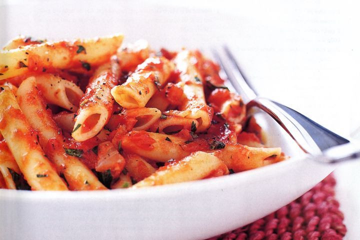 Pasta With Tomato Sauce
 Pasta with simple tomato sauce