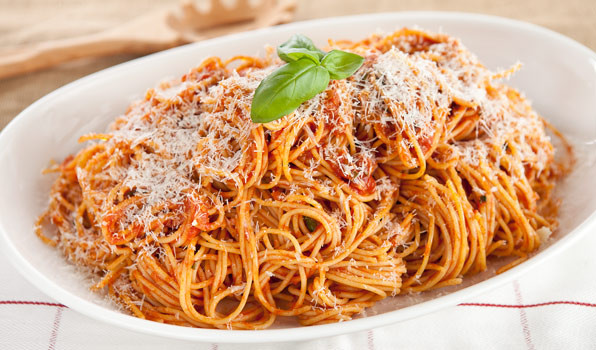 Pasta With Tomato Sauce
 Recipe Spaghetti with Tomato Sauce & Pancetta CBC Life