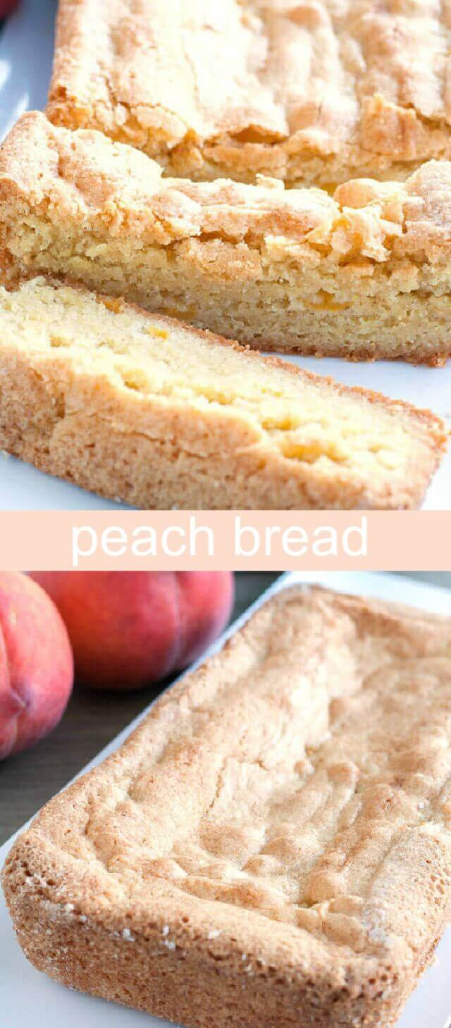 Peach Bread Recipe
 Peach Bread A quick bread recipe with fresh peaches