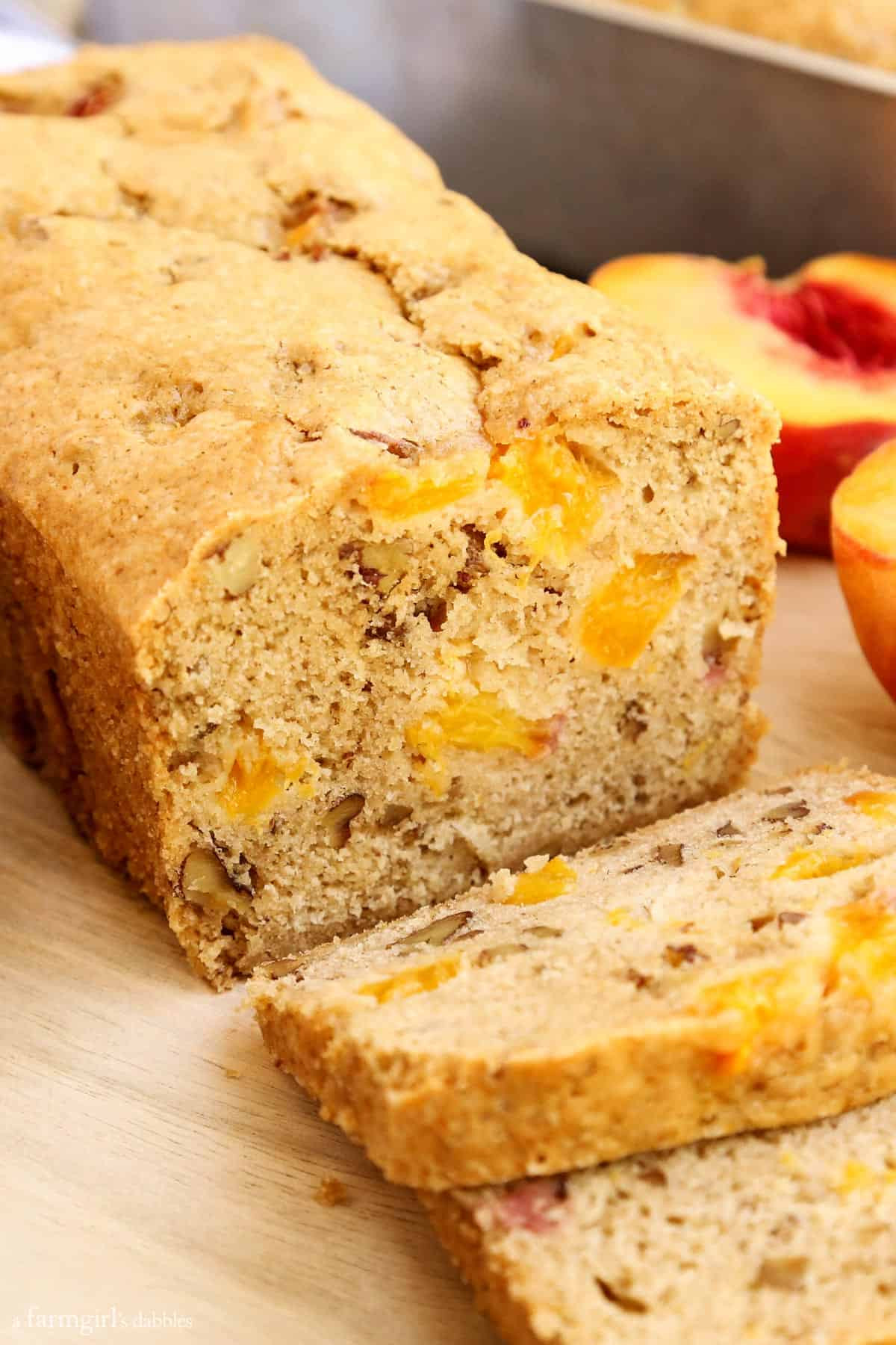 Peach Bread Recipe
 Peach Bread • a farmgirl s dabbles