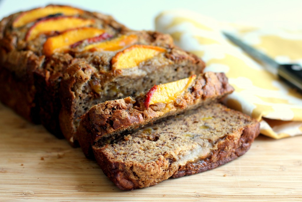 Peach Bread Recipe
 Low fat Cinnamon Peach Banana Bread