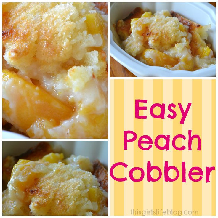 Peach Desserts Easy
 Easy Peach Cobbler Recipe — Dishmaps