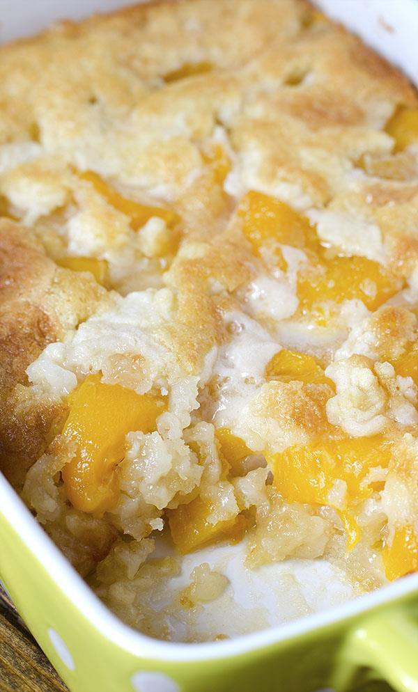 Peach Desserts Easy
 Super Easy Peach Cobbler