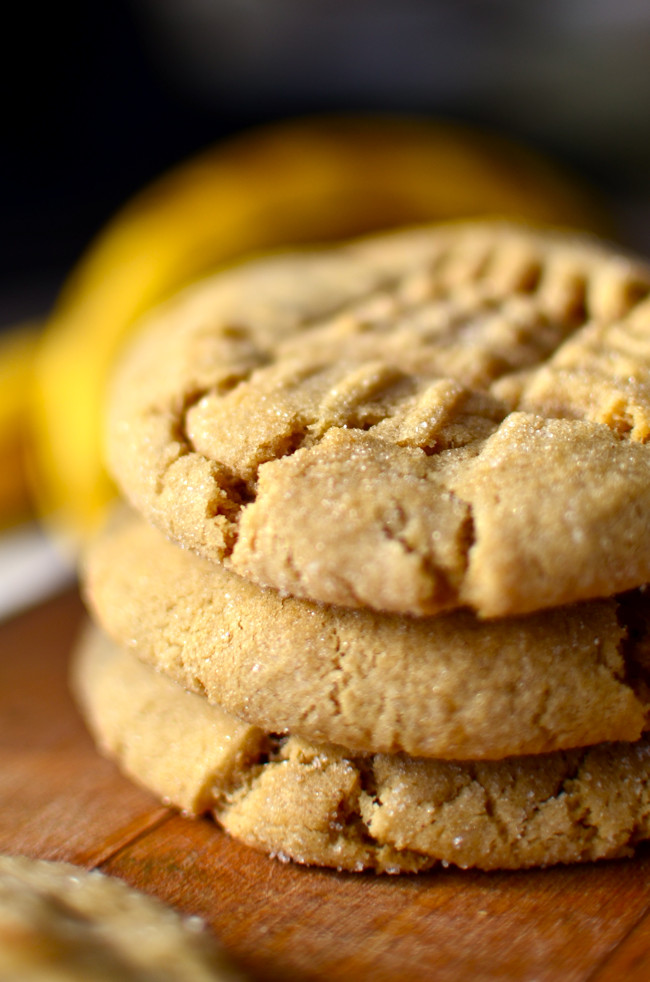 Peanut Butter Banana Cookies
 Yammie s Noshery Fat Chewy Peanut Butter Banana Cookies