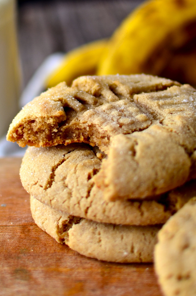 Peanut Butter Banana Cookies
 Yammie s Noshery Fat Chewy Peanut Butter Banana Cookies